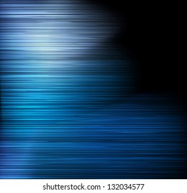 Blue abstract detailed light lines vector background illustration