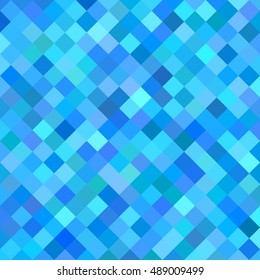 Blue abstract diagonal square pattern background design