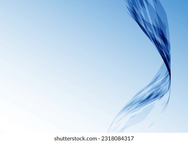 Blue abstract digital wave image background