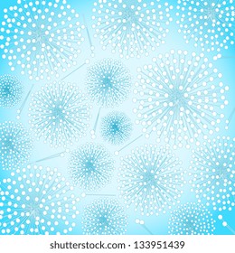 blue abstract dot background