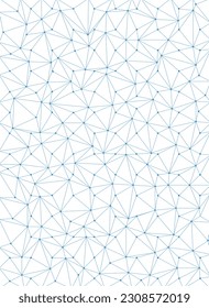 Fondo de polígono de puntos y líneas abstractos azules, archivo vectorial