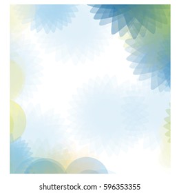 blue abstract figures background icon, vector illustraction design