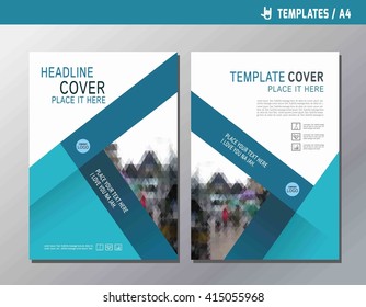 blue abstract  flat vector annual report 
leaflet brochure template A4 size design.
flyer modern multipurpose style.
book  cover layout design.
