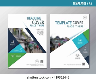 blue abstract  flat vector annual report 
leaflet brochure template A4 size design
flyer modern multipurpose style
book  cover layout design