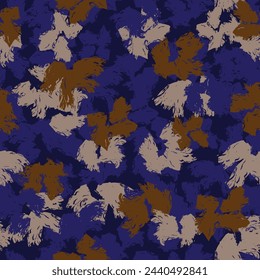 Diseño sin costuras floral abstracto azul del modelo para los textiles de la moda, los gráficos, los fondos y las artesanías