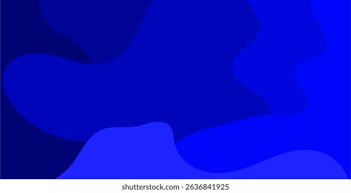 Blue abstract flowing shapes background - ideal for website backgrounds