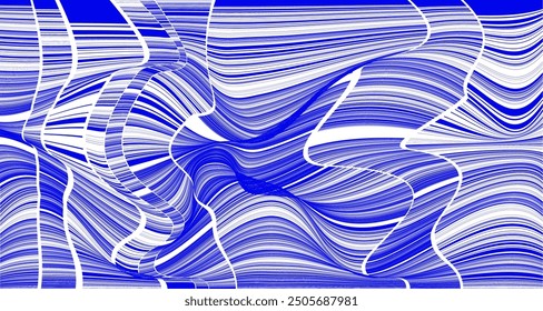 Fondo fluido abstracto azul para Anuncio digital 