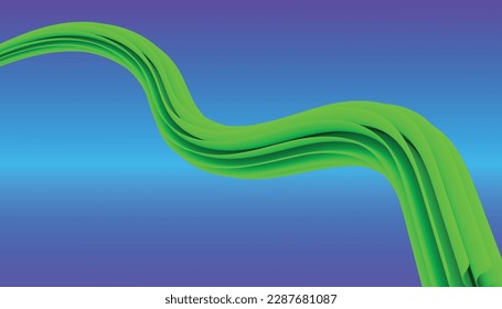 Ola fluida del Resumen Azul. Afiche moderno con forma de flujo 3d degradado. Diseño de fondo de innovación para el vector de la página de aterrizaje