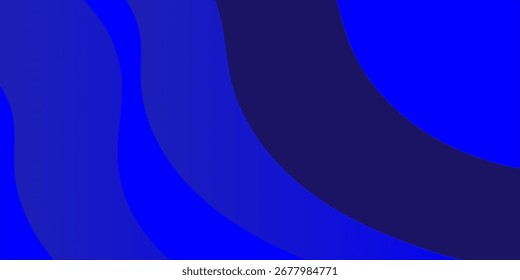 Blue Abstract fluid wave. Modern poster with gradient 3d flow shape. Innovation background design for cover, landing page.