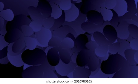 Blue abstract foliage natural background graphic Minimal Texture cover design flyer template banner