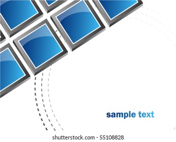 blue abstract futuristic background
