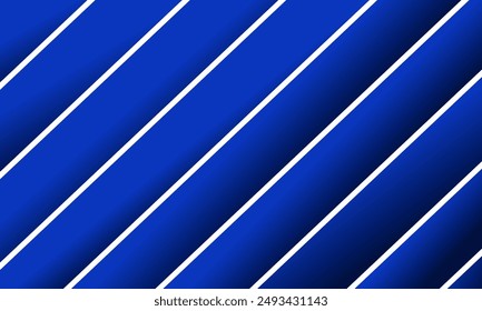 Fondo geométrico abstracto azul con la línea brillante Ilustración vectorial mínima del fondo del concepto.