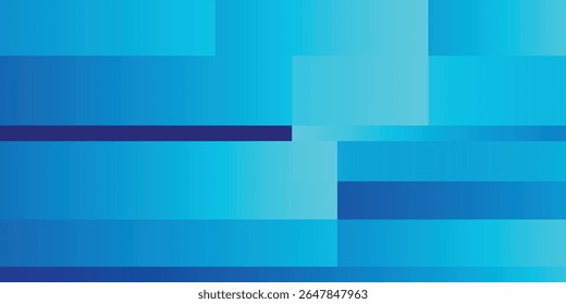 Blue abstract geometric background with circular. geometric shape rectangle. vector illustration