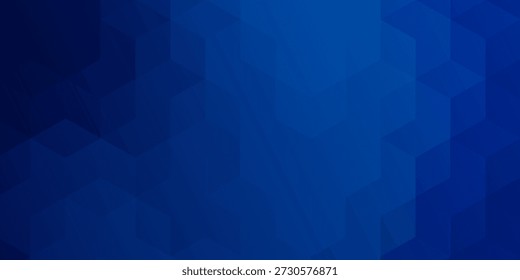 Blue Abstract Geometric Background With Cubes and Gradient Shapes for Tech and Design Projects