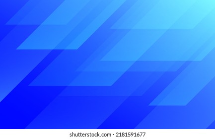 Blue abstract geometric background. Dynamic shapes composition. Vector illustration