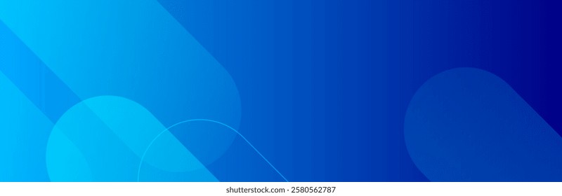 Blue abstract geometric background with gradient color, modern abstract covers , minimal covers design. Blue geometric background.