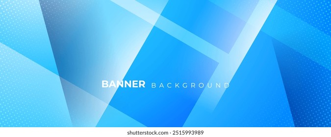 blue abstract geometric background with halftone. great for business corporate banner design