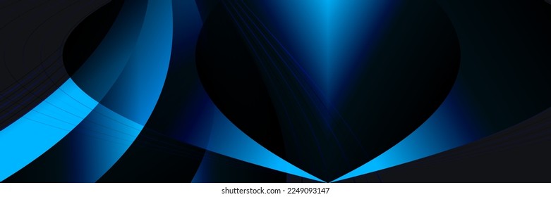 blue abstract geometric background. Modern shape concept