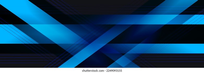 blue abstract geometric background. Modern shape concept