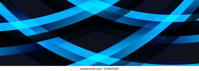 fondo geométrico abstracto azul. Concepto de forma moderna