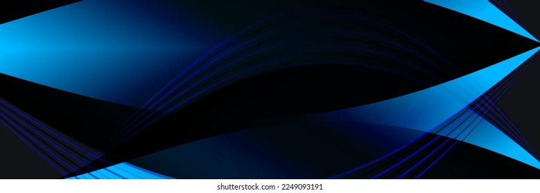 blue abstract geometric background. Modern shape concept
