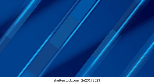 Blue abstract geometric background. Suit for business, institution, conference, party, Vector modern