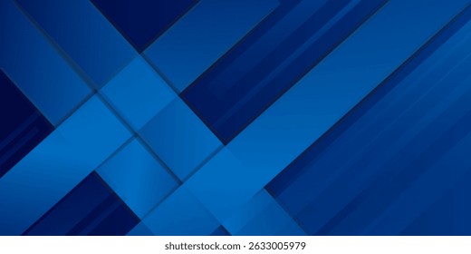 Fondo geométrico abstracto azul. Traje para los negocios, la institución, la conferencia, el partido, la Ilustración vectorial
