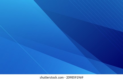 Blue abstract geometric background. Vector illustration