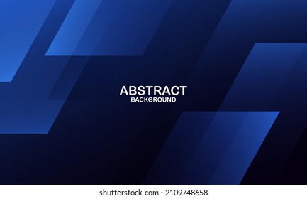 Blue Abstract Geometric Background. Vector Illustration