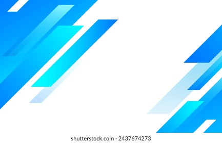 Blue abstract geometric background. Vector illustration