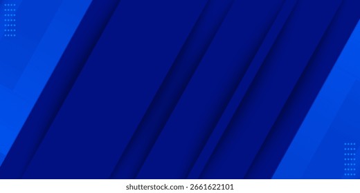 Blue abstract geometric background. vector modern.