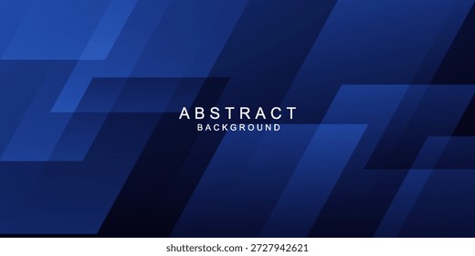 Fondo geométrico abstracto azul. Ilustración vectorial