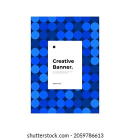 Blue abstract geometric bright. Company identity. Brochure template design. Modern corporate report cover. Texture pattern background front page mock up. Backdrop. Textile texture. Vector eps10