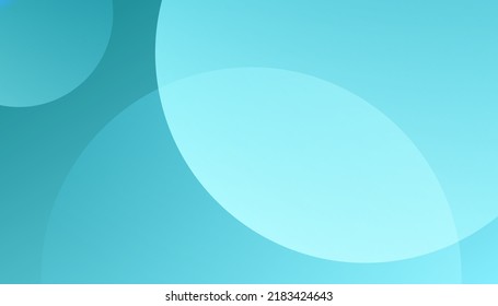 Blue Abstract Geometric Circle Shape. Simple shapes with trendy gradients. vector design template for banner, advertising, poster, cover