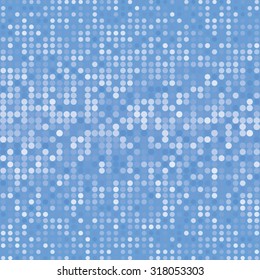 Blue abstract geometric dot pattern