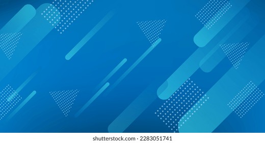 blue abstract geometric dynamic  for business finance and technology background