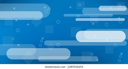 blue abstract  geometric dynamic  for business finance and technology background