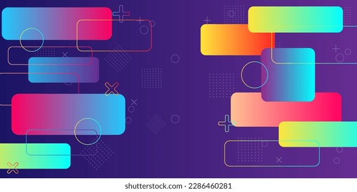 blue abstract  geometric dynamic  for business finance and technology background