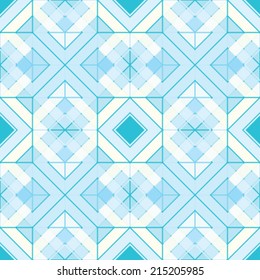 Blue abstract geometric pattern