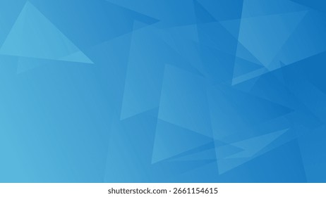 Blue abstract geometric pattern background with copy space for text. Modern minimalistic vector abstract template for business background design. Blue abstract futuristic geometric technology bg.