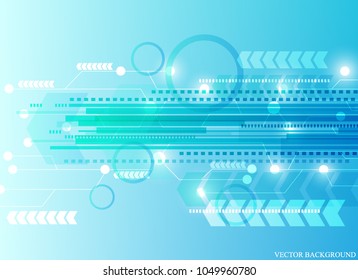 blue abstract geometric pattern  technology background 