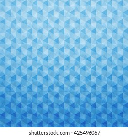 Blue abstract geometric polygonal background