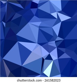 Blue abstract geometric rumpled triangular low poly style seamless background
