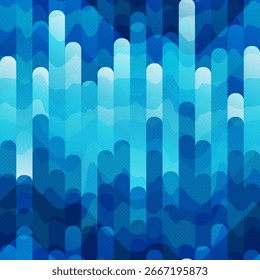 Abstrato Azul. Padrão geométrico sem emenda.