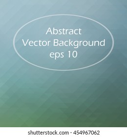 Blue abstract geometric style background with soft color tones. Vector illustration