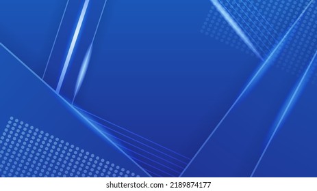 Blue abstract geometry tech abstract subtle background vector illustration. Suit for presentation design, web banner, social media cover, certificate background