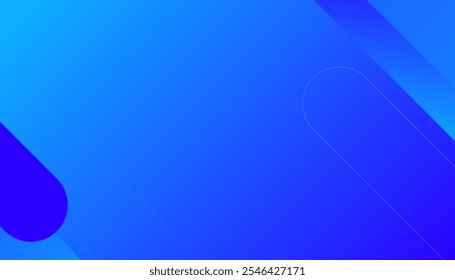 Blue abstract gradient background.  Modern concept for graphic design, background, poster, Vector illustration
