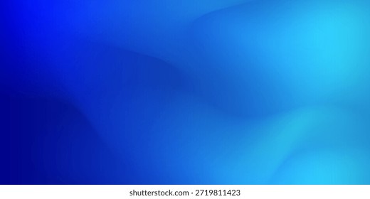 Blue Abstract Gradient Background with Smooth Flowing Shapes