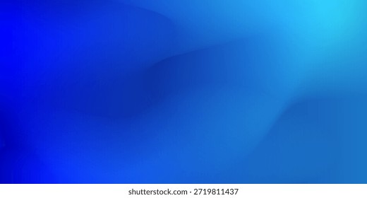 Fondo degradado Abstractas azul con Formas fluidas suaves. Traje para el Anuncio, el Web, el folleto, el panfleto y la presentación