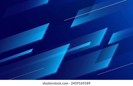 Blue abstract gradient background. Vector illustration